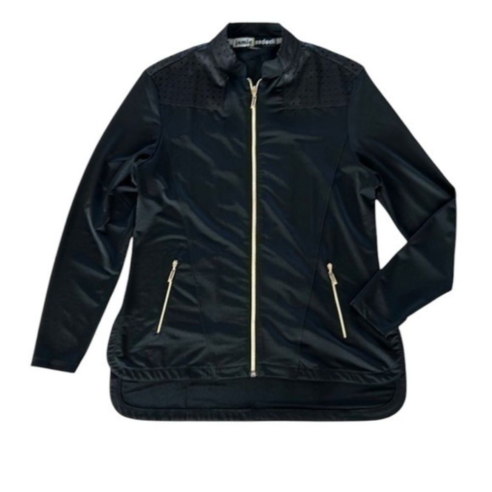 Jamie Sadock size medium black zip up jacket